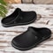Mens Breathable FlatSoled Clogs Comfortable NonSlip Casual Work Home Shoes 3