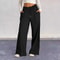 Womens Straight Leg Yoga Sweatpants Loose Wide Leg Casual Tracksuit Pants For Gym Outdoor 1