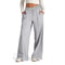 Womens Straight Leg Yoga Sweatpants Loose Wide Leg Casual Tracksuit Pants For Gym Outdoor 5