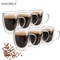 350ML Double Wall Glass Coffee Mug Transparent Cappuccino Cup With Handle For Tea Milk Juice 0