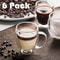 350ML Double Wall Glass Coffee Mug Transparent Cappuccino Cup With Handle For Tea Milk Juice 2
