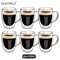 350ML Double Wall Glass Coffee Mug Transparent Cappuccino Cup With Handle For Tea Milk Juice 8
