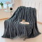 Thickened Striped Multifunctional Blanket Soft Solid Color Bed Cover Nap Throw Pet Blanket 1