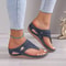 Womens Orthopedic Wedge Sandals Comfortable Leather NonSlip Summer Platform Shoes 2