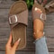 Womens Flat Sandals NonSlip Summer Flip Flops With Buckle Strap Sizes 3543 0