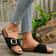 Womens Flat Sandals NonSlip Summer Flip Flops With Buckle Strap Sizes 3543 5