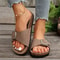 Womens Flat Sandals NonSlip Summer Flip Flops With Buckle Strap Sizes 3543 6