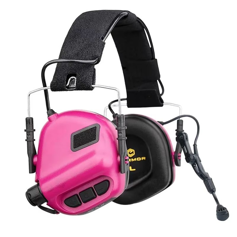 EARMOR M32 MOD4SE Tactical Shooting Earmuffs Noise Reduction Headset With Helmet ARC Rail Kenwood 15