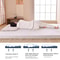 31Inch Queen Memory Foam Mattress Topper With Cooling Gel Breathable Bed Pad With Removable Cover 3