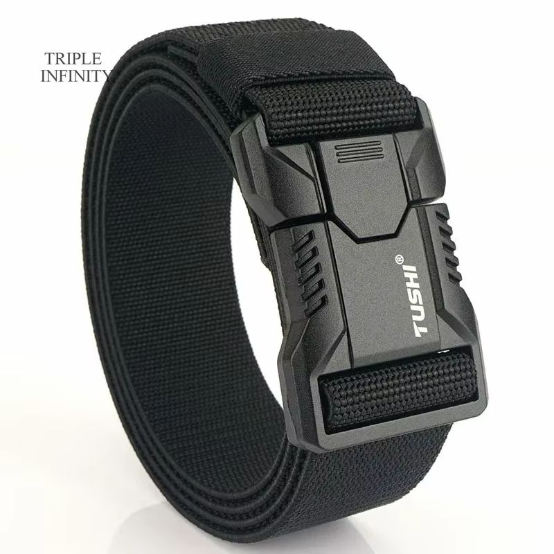 SwiftLock Tactical Elastic Belt Aluminum Alloy Buckle Hunting Outdoor Belt 0