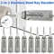 ProDecode 2in1 Stainless Steel Key Decoder Hook Tool 0