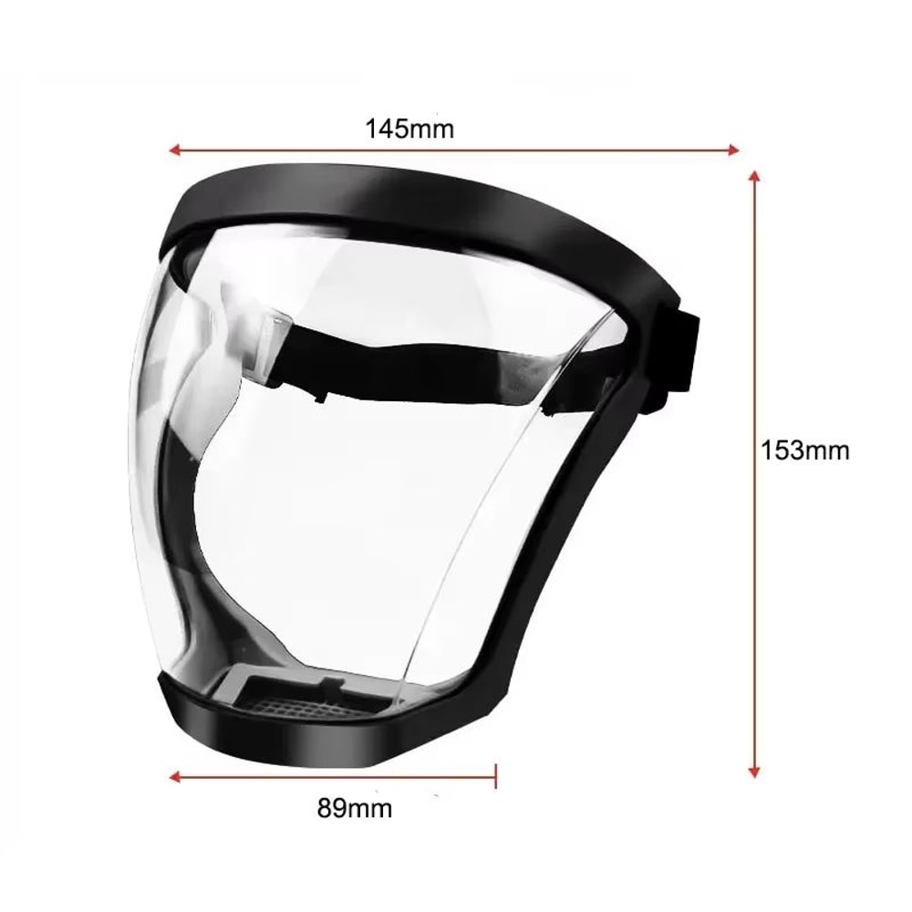 Transparent Splashproof Face Shield Protective Safety Mask For Work Outdoor And Daily Use 5