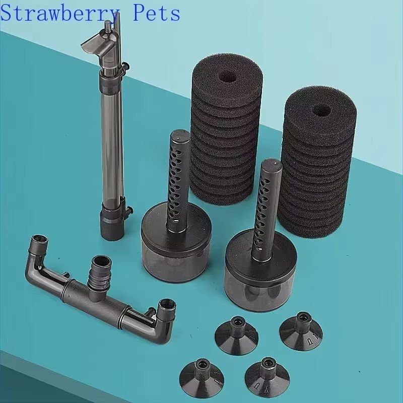 Aquarium Sponge Filter With Air Pump  Bio Filter For Clean  Healthy Fish Tanks 4