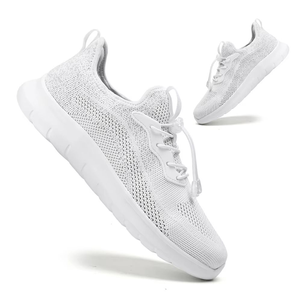 Mens Breathable Woven Sneakers Lightweight Outdoor Running Shoes With Adjustable Buckle 9