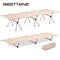 WESTTUNE Portable Camping Cot Ultralight Folding Bed With Aluminum Alloy Frame For Outdoor Hiking 0