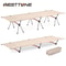 WESTTUNE Portable Camping Cot Ultralight Folding Bed With Aluminum Alloy Frame For Outdoor Hiking 0