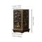 Elegant Alloy Incense Burner Vertical Square Design For Aromatherapy Home Decor 5