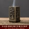 Elegant Alloy Incense Burner Vertical Square Design For Aromatherapy Home Decor 6