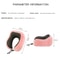 Premium UShaped Memory Foam Travel Pillow With Neck Support Gentle Massage 1