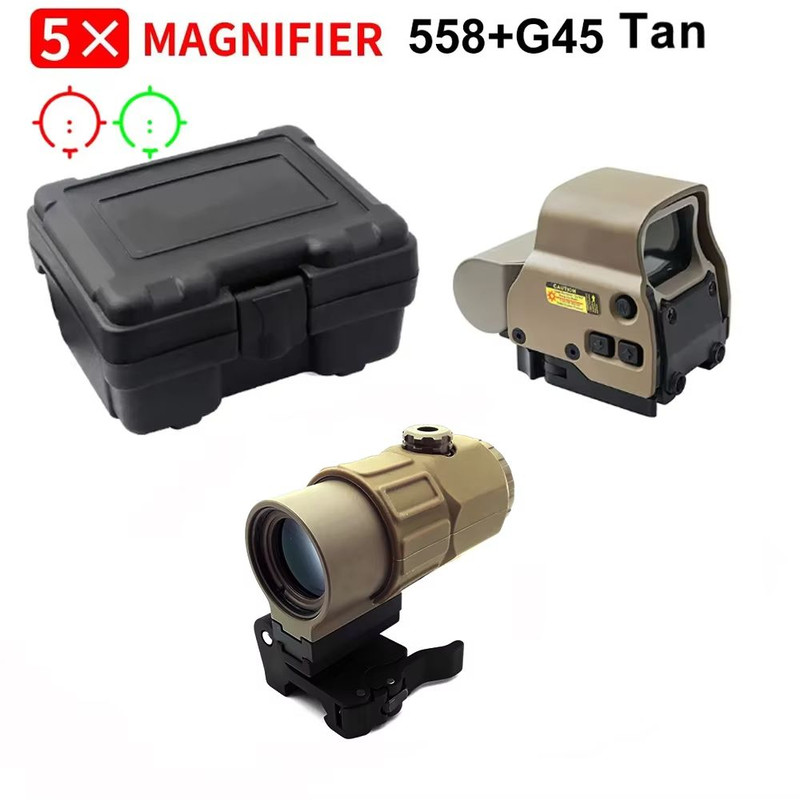 Tactical 558G43 Holographic Red Dot Sight With 20mm Rail Mount  Quick Detach Lever  Hunting  Airsof 10