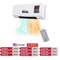 2in1 Wall Mounted Heater And Fan  1800W Electric Space Heater With Remote Control  Timer For Home A 0