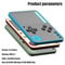 Retro Handheld Game Console With 500 Classic Games Portable LCD Mini Console For Kids Adults 4