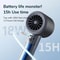JISULIFE Mini Portable Fan Rechargeable Handheld Fan With 100 Speeds 5000mAh Battery LED Display 3