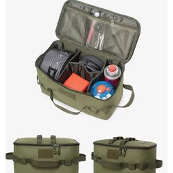 large capacity outdoor camping gas tank storage bag – multi-purpose tool & cookware organizer