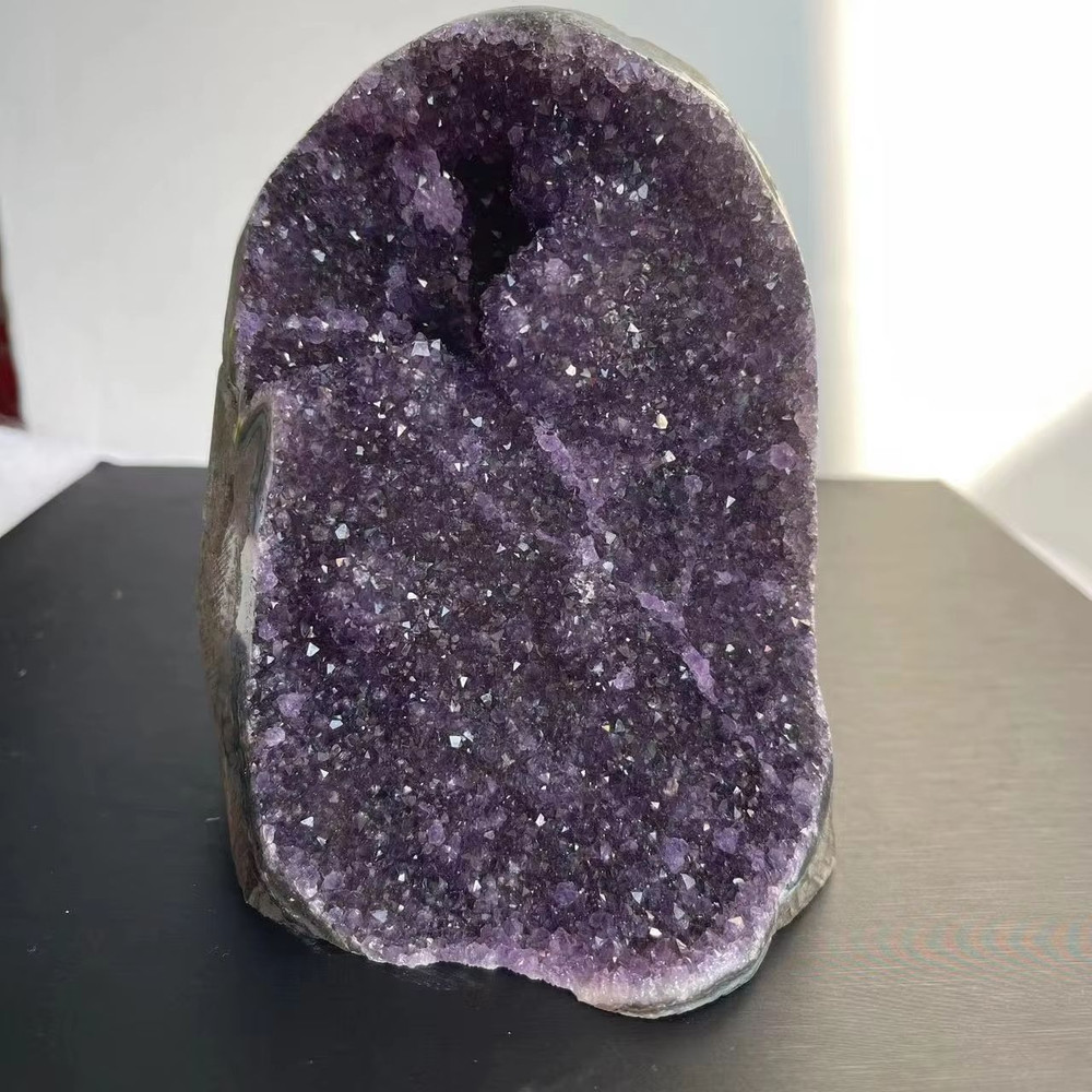 Natural Amethyst Crystal Cluster  Raw Quartz Healing Stone For Home Decor  Feng Shui Energy Balance 2