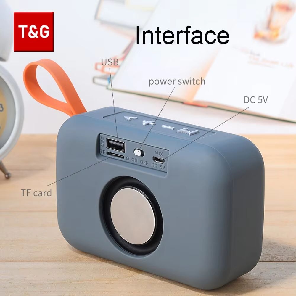 TG506 Portable Wireless Bluetooth Soundbar Mini HIFI Speaker With Waterproof Design FM Radio TF C 1