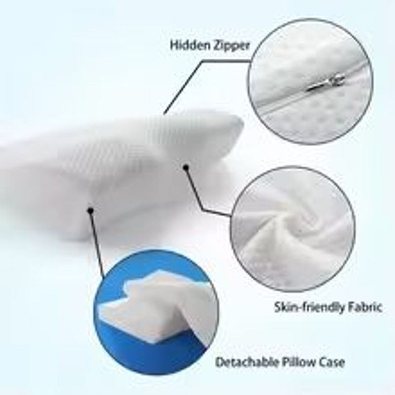 Butterfly Memory Foam Orthopedic Pillow Cervical Neck Support With Slow Rebound For Pain Relief B 0