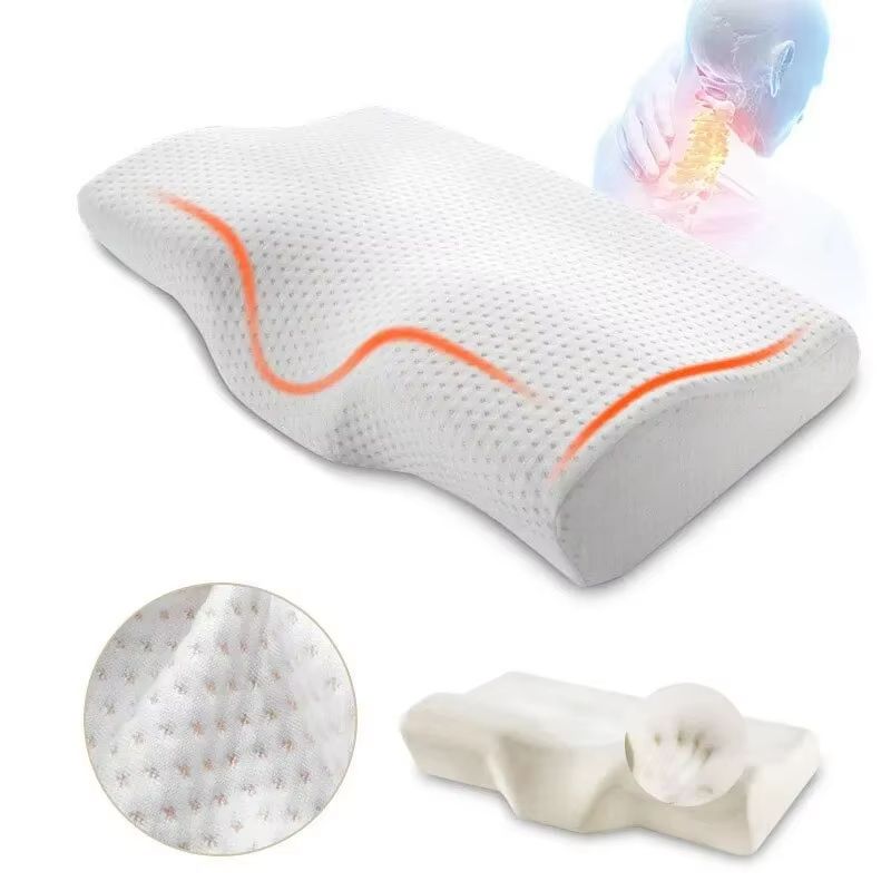 Butterfly Memory Foam Orthopedic Pillow Cervical Neck Support With Slow Rebound For Pain Relief B 1