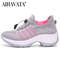 Womens Breathable Walking Sneakers  Lightweight Fly Weave Casual Shoes NonSlip Sole Sizes 3545 9