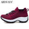 Womens Breathable Walking Sneakers  Lightweight Fly Weave Casual Shoes NonSlip Sole Sizes 3545 6