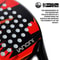 IANONI Carbon Fiber Padel Racket Lightweight EVA Foam Core Tennis Paddle For Power Control 4