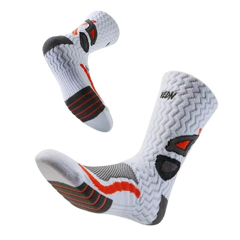Towel Bottom HighCut Sport Socks Breathable NonSlip Basketball Socks For Men 7
