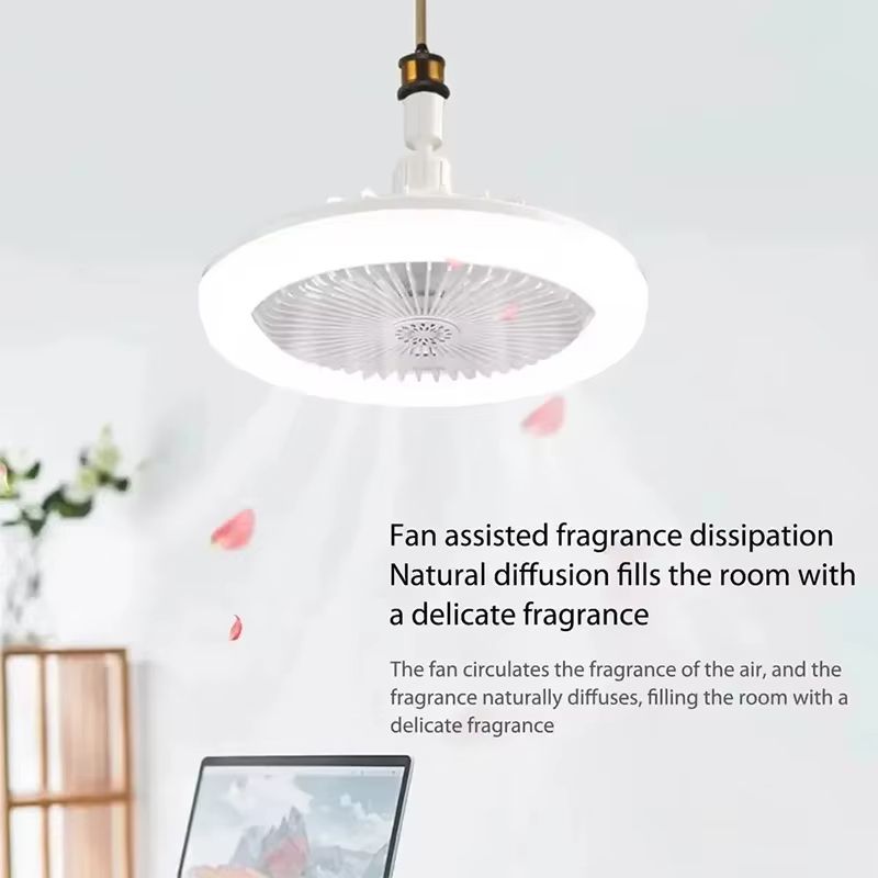 2in1 Ceiling Fan With LED Light Dimmable E27 Base Lamp With 3 Speed Settings For Bedroom Living Ro 1