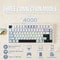 EPOMAKER X AULA F75 Wireless Mechanical Keyboard 75 HotSwap Gasket Mount With PBT Keycaps For Mac