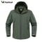 Mens Tactical Soft Shell Jacket Military Waterproof Windproof Combat Hooded Coat 0