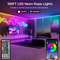 Mexllex Waterproof RGB Neon Light Strip 20M30M With App Remote Music Sync LED Lights For Bedroom O 3