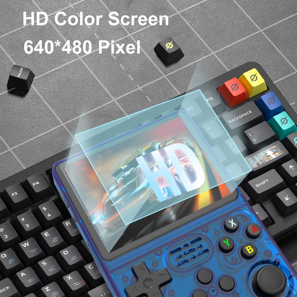 R36S Handheld Game Console With 35 IPS Screen 16000 Games WiFi Multiplayer Retro PS1PSPDC Support 4