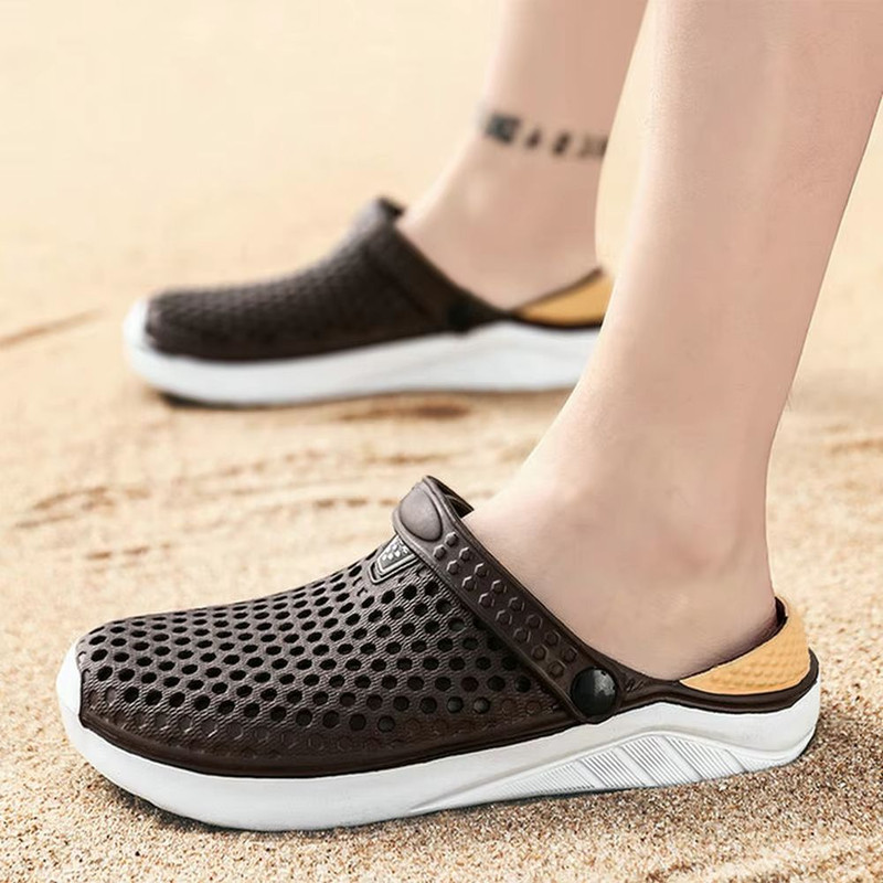 Unisex Thick Sole Beach Sandals Waterproof AntiSlip Slippers For Men And Women 3