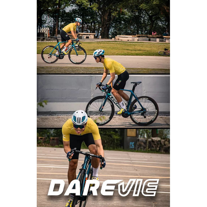 DAREVIE Mens Cycling Jersey Breathable Quick Dry Bike Shirt With Cool Technology For Men Women 3