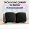 Mini USB Computer Speakers With Stereo Sound And Colorful Lights Portable AUXin 6W Desktop Speaker 1