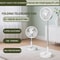 Portable USB Rechargeable Folding Fan Telescopic Quiet And Long Battery Life For Camping Fishing H 0