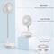 Portable USB Rechargeable Folding Fan Telescopic Quiet And Long Battery Life For Camping Fishing H 1