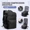 Mens Vacuum Compression Travel Backpack Expandable 156inch Laptop Bag Ryanair Cabin Size CarryOn 0