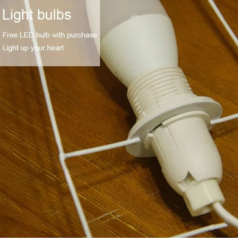 Japanese Lantern LED Table Lamp Rice Paper Bedside Light For Living Room Bedroom Or Study 5