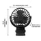 Rechargeable 720 Rotating Clip Fan With Nightlight Portable Small Fan For Home Office Dorm And Out 5