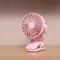 Rechargeable 720 Rotating Clip Fan With Nightlight Portable Small Fan For Home Office Dorm And Out 8